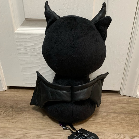 Bakeneko Monster Moon Cat Plush Killstar Kreeptures Goth GLOW IN THE DARK - NEW - Picture 4 of 8